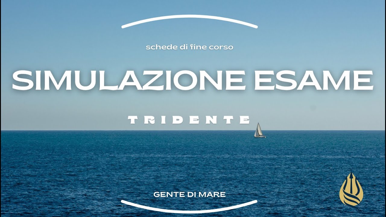 ⛵️🔱⚓️ SCHEDA ESAME PATENTE NAUTICA ⚓️🔱⛵️
