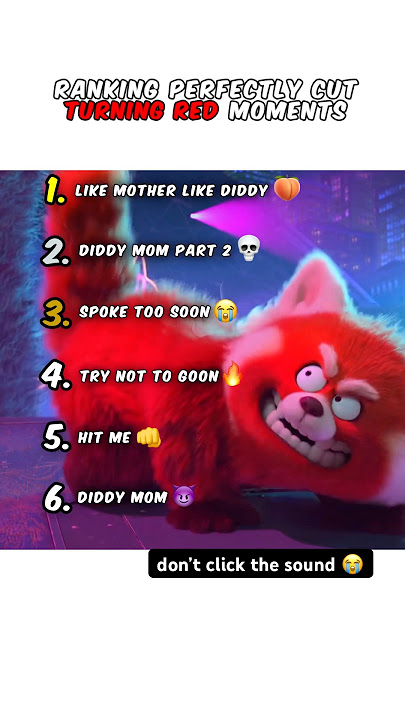 Ranking Turning Red Moments 😭