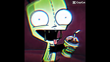 awesome caption #invaderzim #edit #zim #gir #dib #capcut #trend #trending #fandom