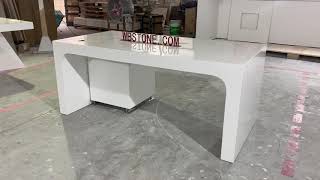 OD130 corian stone office desk