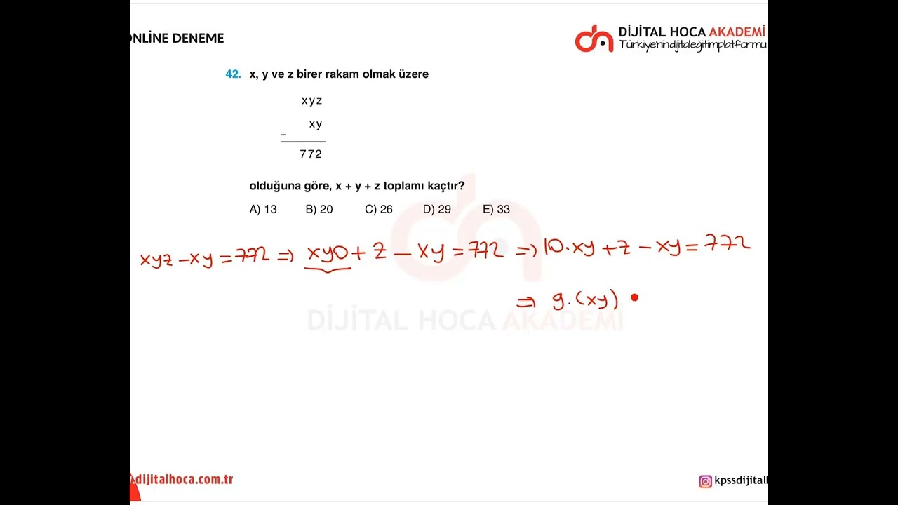 ÖSYM Tahmin Sorular