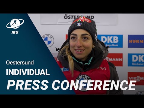 BMW IBU World Cup Biathlon Oestersund - Individual Women Interviews