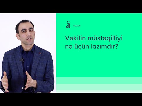 Video: Hansı Mövzuları Vəkilə Aparmaq Lazımdır