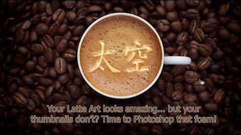 How to Create a Coffee Latte Art Effect in Photoshop - Fun Photo Manipulation