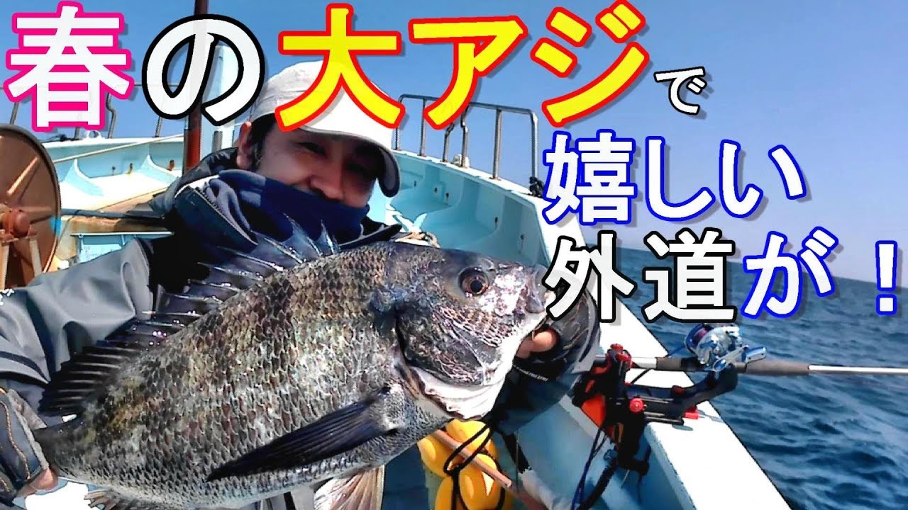 春の大アジ 外道も豪華 第81回 Youtube