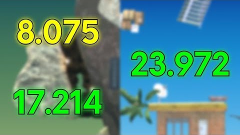 Getting Over It - 8.075 Gold Chimney Segment, 17.214 Chimney Pace and 23.972 Slide Skip Pace