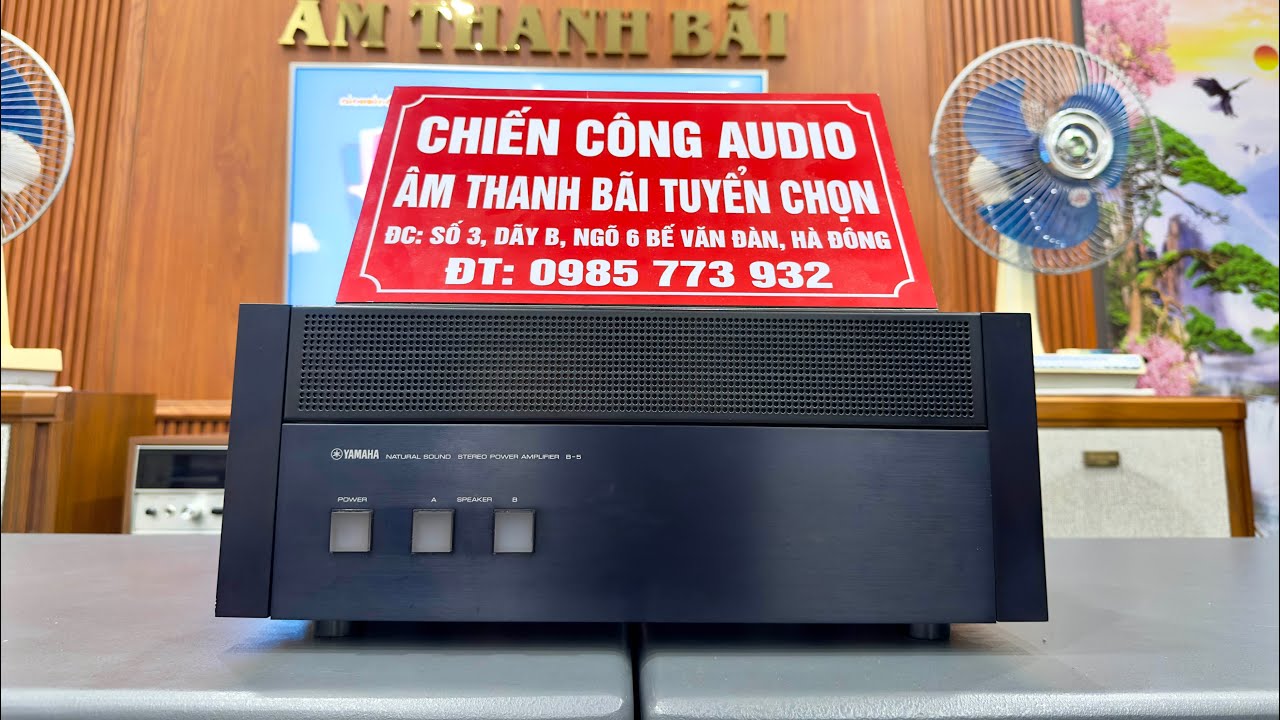 Beast Yamaha B-5 Power Amplifier (560W). Handles high-end speakers
