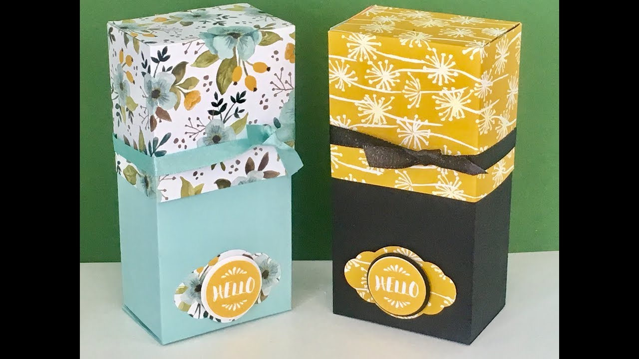 stampin up sale a bration 2019 Whole Lot of Lovely - Large Gift Box Video Tutorial with Stampin' Up Products