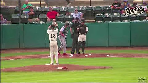 Yu Min Lin LHP 19 Years Old | Visalia Rawhide #dba...
