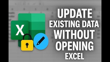 🚀 Update Data in Excel Without Opening the File | Excel VBA + ADO Tutorial