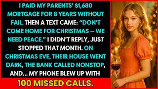 After 8 Years Paying My Parents’ Mortgage, a Christmas Text Banned Me from Home—I Stopped That Month Update