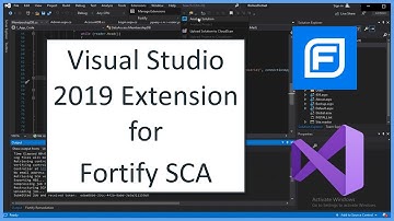 Visual Studio 2019 - Fortify Extension