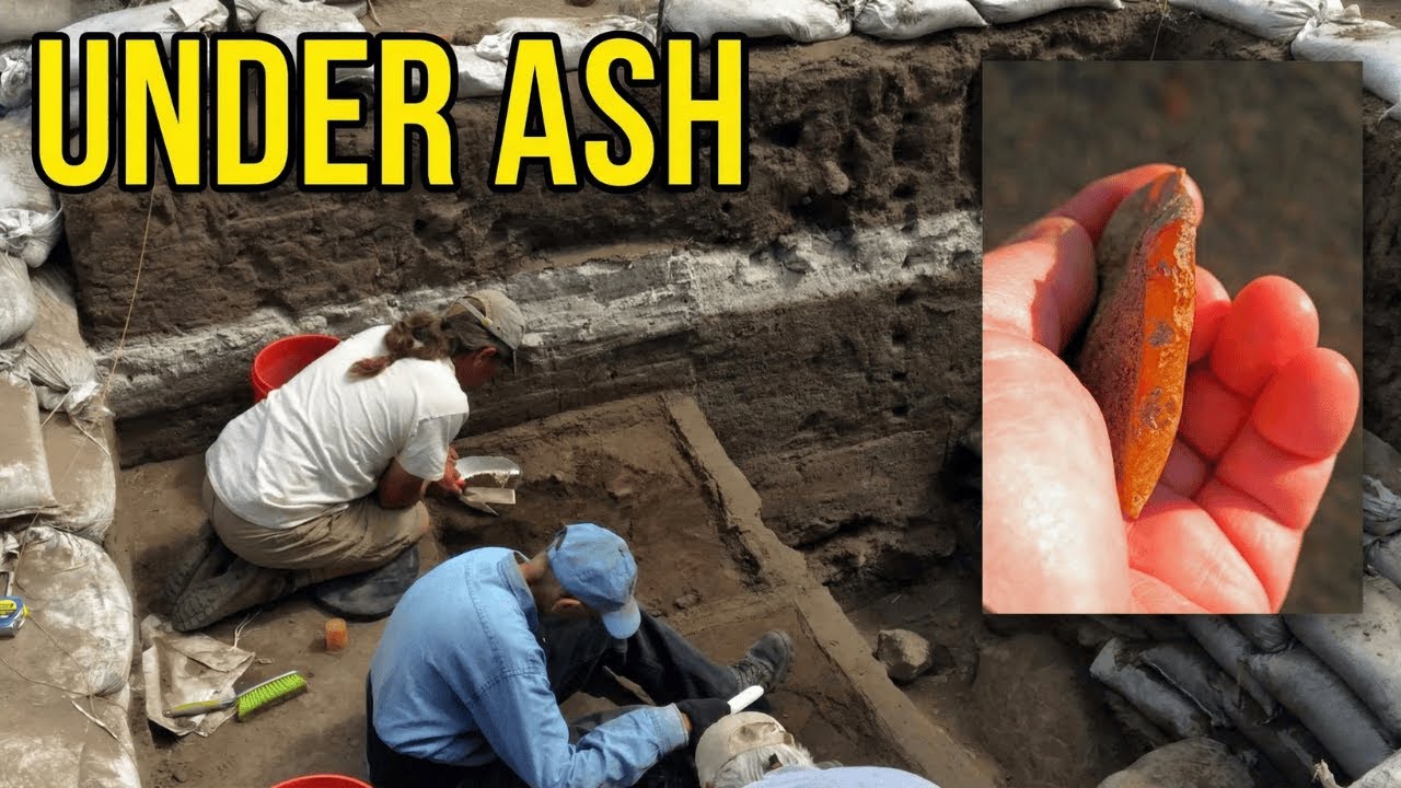 18,000-Year-Old Tool Under 15,000-Year Ash