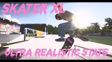 SkaterXL - Ultra Realistic Stats in SkaterXL [DawgVinci XXL Mod 3] - Steel City and Desert Heights