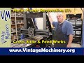 Metal Planer Restoration 37: Reassembling the Cross Slide Saddle and Feed Works