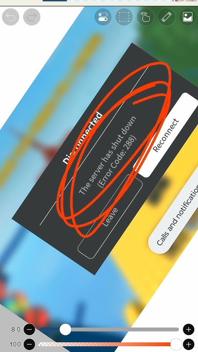 Roblox error code 288 means the server shuted down - YouTube