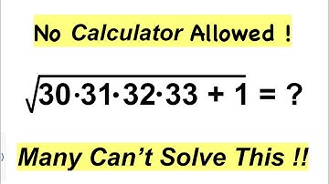 Nice Maths Square Root Question | Maths Olympiad