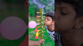 very interesting cute balloon bamboo  toys #diy #art