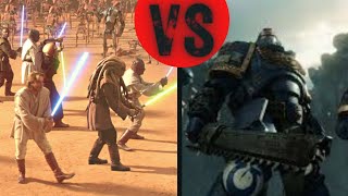 Jedi vs. Space Marine. How Many Would It Take