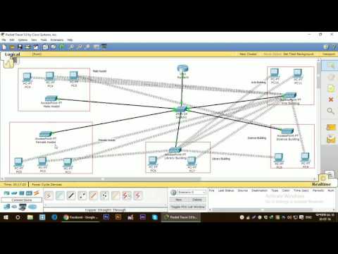 Large Wireless network using packet tracer Part-1