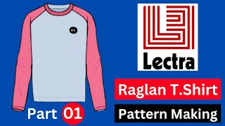 How to Make Men's Raglan Sleeve T-Shirt Pattern Using Lectra Software. Part 1 screenshot 5