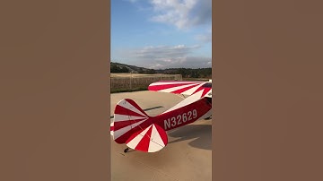 60% Piper Cub Clipped Wing landing