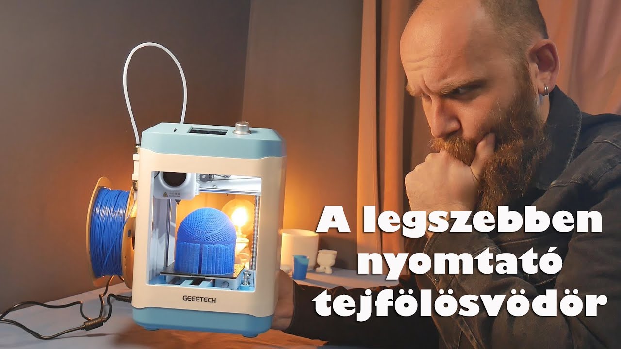 A legszebben nyomtató tejfölösvödör | Geeetech M1 Mini  ◆ Eszközteszt
