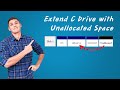 How to Extend C Drive in Windows 10/11 with Unallocated Space | Fix Extend Volume Greyed Out - FREE