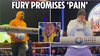 'Ice cold' Tyson Fury promises 'pain' for Oleksandr Usyk - but Ukrainian is winning 'mind games'
