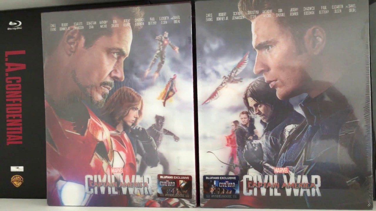 Captain America: Civil War - Blufans Double Lenticulars - YouTube