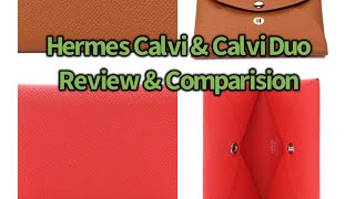 Hermès Calvi Duo vs. Calvi Card Holder - Is the Calvi Duo Worth