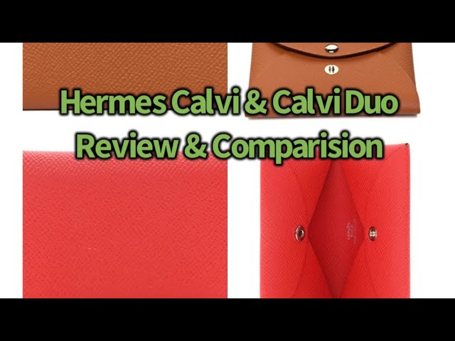 hermes calvi card holder review