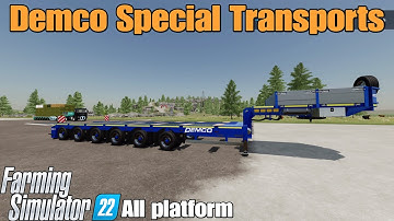 Demco Special Transports / FS22 mod test for all platforms
