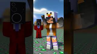 skibidi speakerman and gomy gomy aphmau cute foxgirl - minecraft animation #minecraftanimation