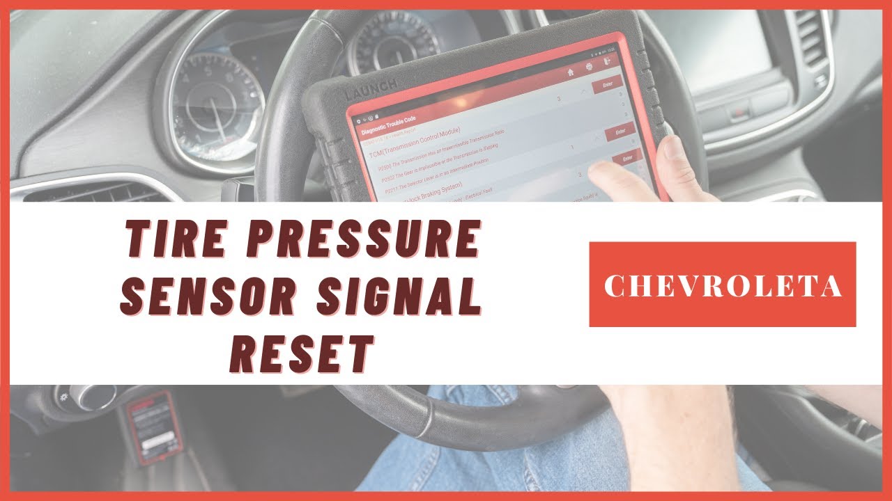 Chevrolet Cruze 2014 Tire Pressure Sensor Signal Reset on X-431