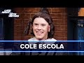 Cole escola on doing no research for oh mary and performing in front of steven spielberg