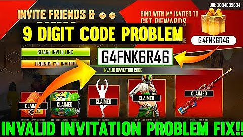 Invite & win event 9 digit inverter code problem | Invalid invitation code problem | invite & win