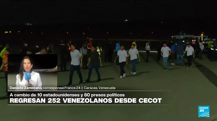 Informe desde Caracas: aterriza en Venezuela vuelo con venezolanos deportados a El Salvador
