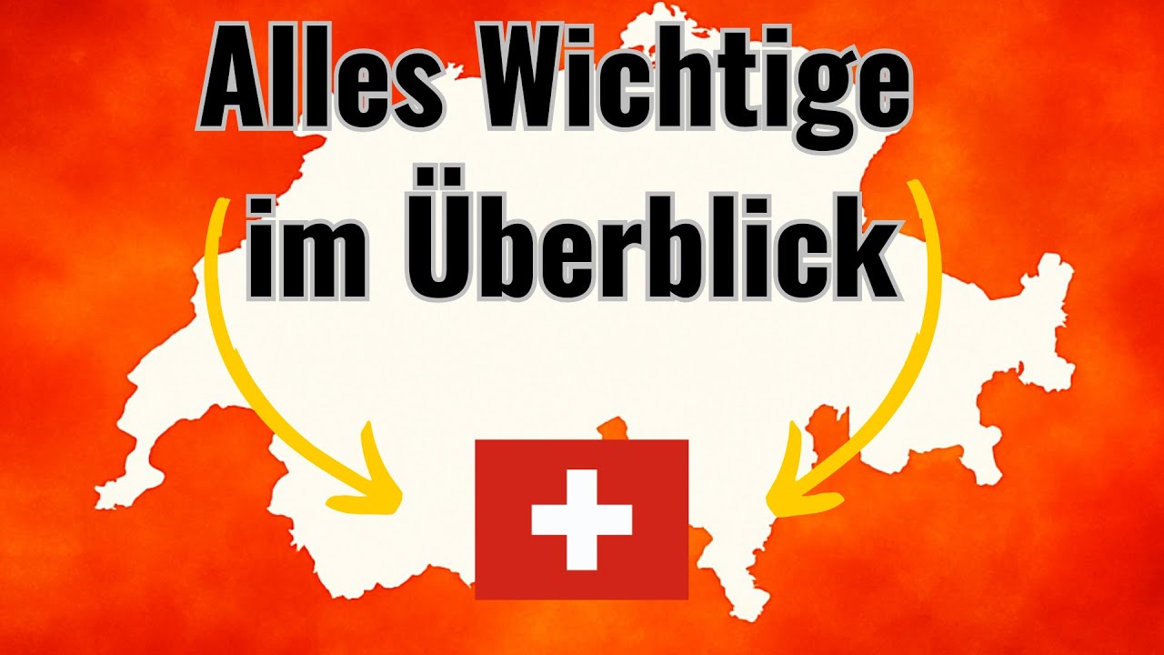 Die Schweiz im Überblick - Geografie, Geschichte, Bevölkerung und Wirtschaft