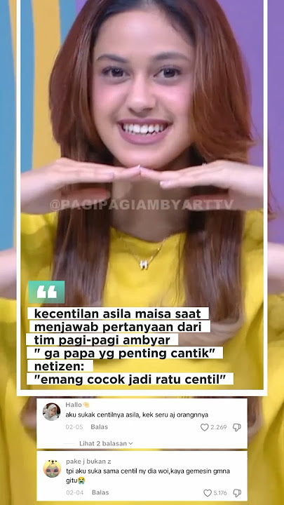 kecentilan artis cantik asila maisa saat di pagi-pagi ambyar #asilamaisa #pagipagiambyar