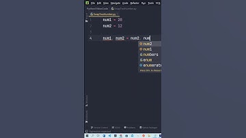 A better way to swap two numbers #shorts