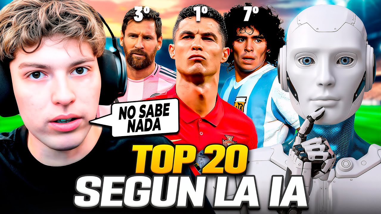 DAVOO XENEIZE REACCIONA A LOS 20 MEJORES JUGADORES DE LA HISTORIA SEGUN LA IA