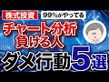 【99%がやってる】株式投資のチャート分析で負ける人のダメ行動5選