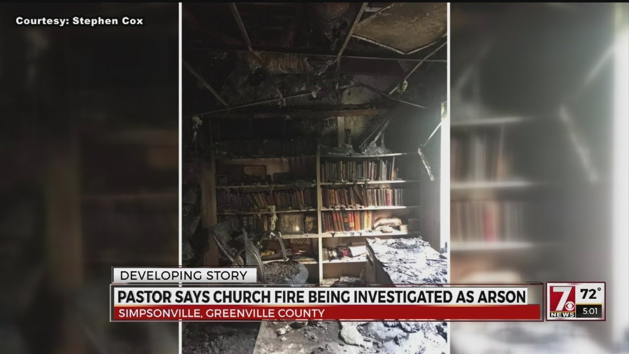 Pastor says church fire being investigated as arson - YouTube