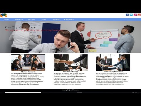 How to Create Website using HTML & CSS | Part 1 Web Design - YouTube