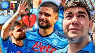 😭 IN LACRIME... ADDIO INSIGNE! L'ULTIMO SALUTO al CAPITANO | Napoli-Genoa 3-0 Stadio Maradona