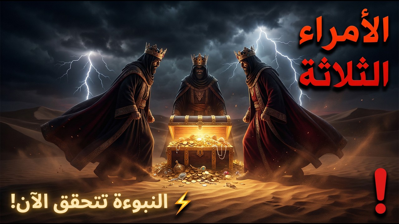 حرب الأمراء الثلاثة بدأت! النبي ﷺ أخبرنا بكل شيء | الكنز والمهدي المنتظر