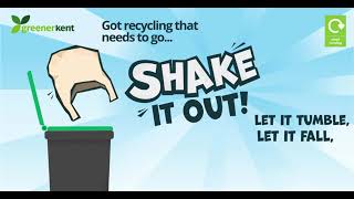 How to keep your recycling bin happy. Got recycling that needs to go, Shake It Out