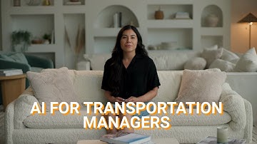 Master AI for Transportation Managers: Prompt & Video courses, Certifications and AI tools