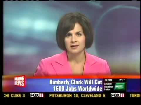 Kimberly-Clark cutting jobs